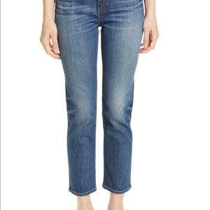Rag & Bone Straight Leg Ankle Jeans